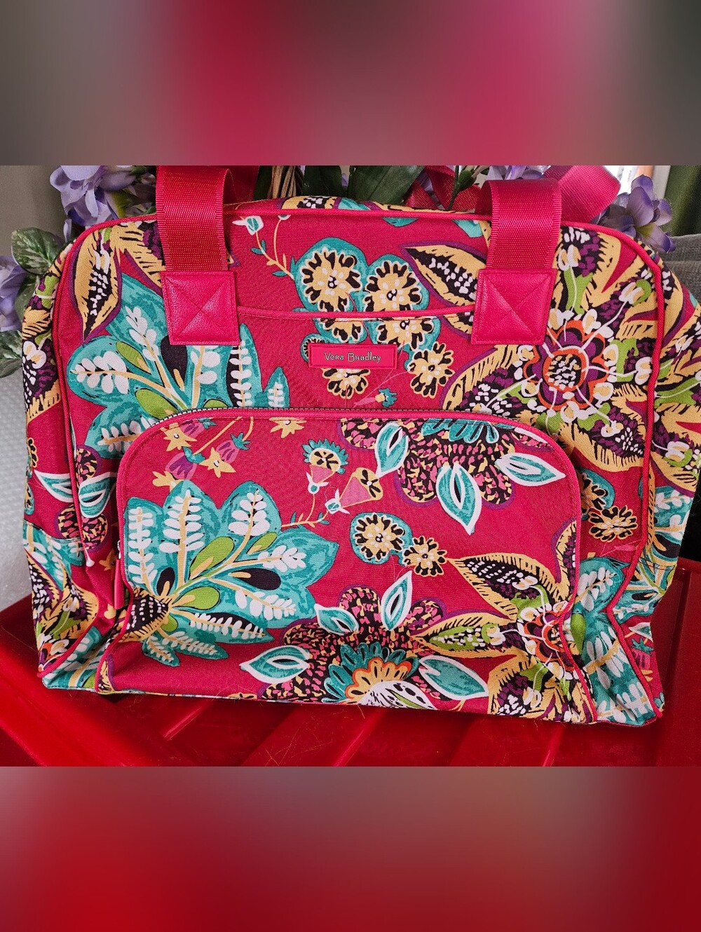 Vera bradley go anywhere carry on bag